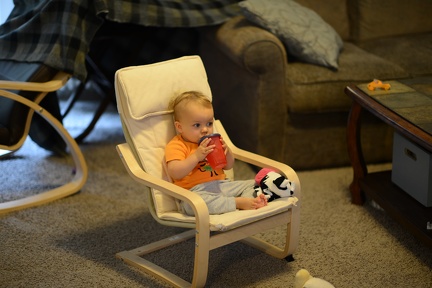 Engrossed in Baby Einstein
